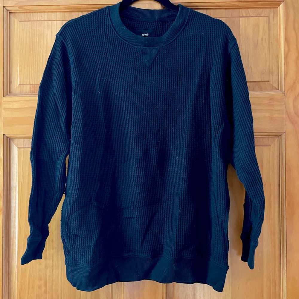 Aerie Sweater, size small, black